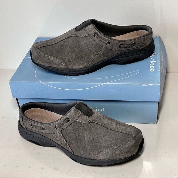 Easy Spirit Travel Knot Round Toe Slip-on Suede - Picture 1 of 6